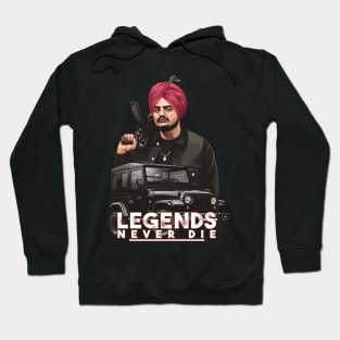 Sidhu Moose Wala: Legend Never Die Hoodie